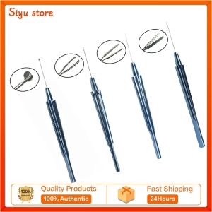 GREATLH Titanium Retinal Capsulorhexis Forceps Intraocular Micro Forceps Fine Head Ophthalmic Microsurgical Instrument