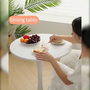 Round Table Nordic Coffee Table Meja Bulat Cafe Table Meja Kopi Ruang Tamu Meja Coffee Living Room 80CM Dining Table Discussion Table Laptop Table