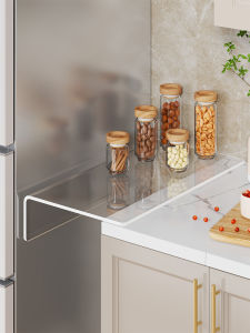 evesigar | Kitchen Bathroom Gap Storage Shelf For Seasonings Dishes