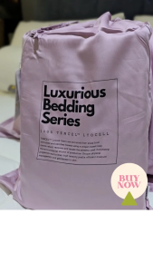 Luxez 100% Tencel(TM)  Full Bed Set - Brushed Copper (Purple) Deep Pocket 50cm