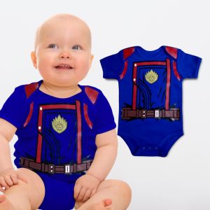 Star Lord Superhero Baby Costume 0–12M | Cotton Bodysuit Monthly Outfit for Newborn Infant Baby Boys | Baby Onesies PH