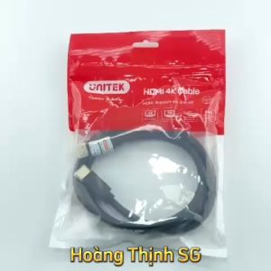 Dây HDMI 1.5m-5m-15m UNITEK lỗi đồng nguyên chất max 4K / 30Hz Hàng chính hãng bảo hành 6 tháng