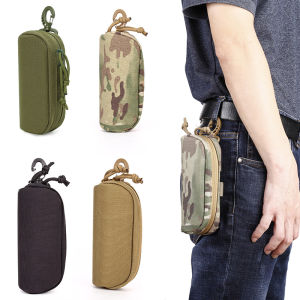 Hard Shell Glasses Pouch Sunglasses Tactical Molle EDC Waist Pack Utility Outdoor Hunting Accessories Organizer Eyeglasses Case