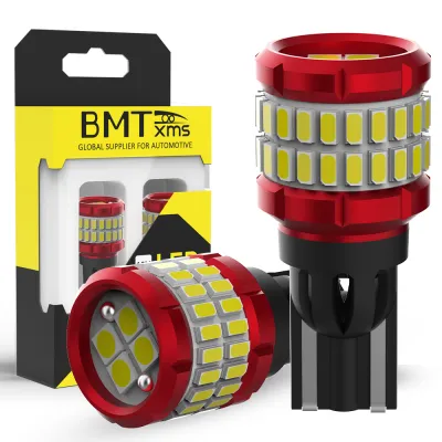 BMTxms 2X T15 W16W LED Canbus หลอดไฟ T10 W5W ย้อนกลับ 921 รถ Xenon 6000K สีขาวสําหรับ VW Opel Suzuki Peugeot Toyota