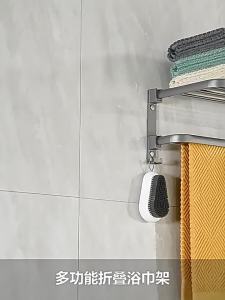 ชั้นวางในห้องน้ำ ไม่จำเป็นต้องเจาะ ติดตั้งง่าย ไม่เป็นสนิม และสามารถรับน้ำหนักได้ดี ทำให้ห้องน้ำเป็นระเบียบ