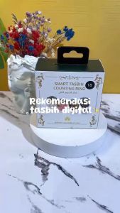 Cincin Tasbih Digital Smart Zikr Ring LED Display Bluetooth Tasbeeh Counter Tahan Air