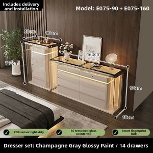 Italian Luxury Minimalist Storage Cabinet