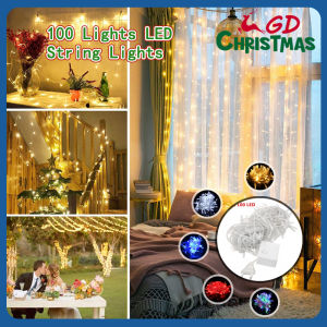 GD Christmas LED Christmas Lights100 LED 10M String Indoor Outdoor Party Light Decor Lighting home light
