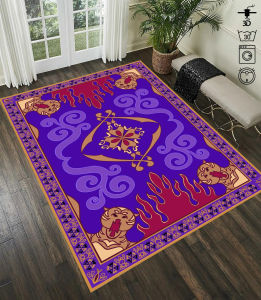 Aladdin Carpet for Living Room Home Decor Sofa Table Large Area Rugs Bedroom Bedside Non-slip Floor Mat Bathroom Door Mat