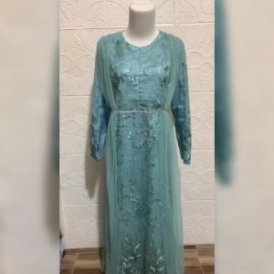 PAKAIAN GAMIS WANITA LEBARAN TERBARU MODEL KEKINIAN/MAXI NAJWA DRESS 3 SIZE L- XL-XXL MATT MOSCRAPE