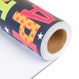 1Roll Wrapping Paper Colorful Cartoon Birthday Gift Wrapping Paper Birthday Party Decoration Gift Wrapping for Celebrations