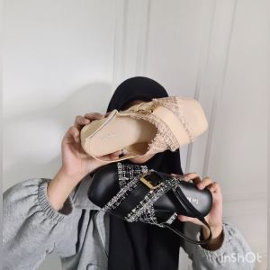 Leora Veddira - Shoeponic - Sandal Wedges - Hak 4 cm - SDN Wedges Tali Gesper - Sendal Dewasa Perempuan