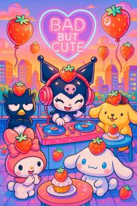 TOPTOY | Bộ Tranh Sơn Dầu Acrylic Theo Số Sanrio Kuromi Để Trang Trí Tường Phòng Ngủ Tranh Vẽ Tay Độc Đáo Quà Tặng Nghệ Thuật Dành Cho Người Lớn
