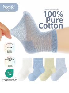 Banb | Cotton Boneless Baby Socks Thin Mesh