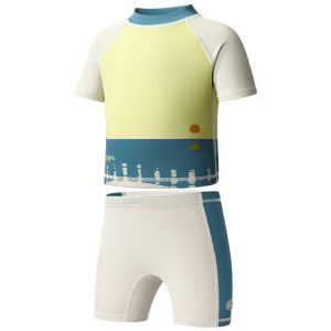 Kocotree | Child Sun Protection Swimwear Short Sleeve Separates