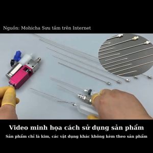 Kim pha chế Blunt Needle chất liệu thép không ri dài 200mm dùng trong pha chế sang chiết dung dịch