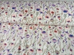 Kain Crinkle Mallow Bunga eceran harga 0.5