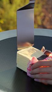 Campingmoon MS-29 Multifunctional Steak Shovel Outdoor Portable Ultralight Multipurpose Cooking Spatula Stainless Steel Solid Wood Handle Utensil Cookware Kitchenware Camping Hiking Picnic Travel Original Camping Moon