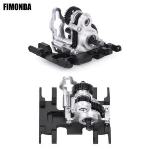 Ultralight Aluminum Micro Transmission with Delrin Skid for 1/24 RC Crawler SCX24 AX24 Compact COMP Chassis Rigs