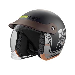Electric Motorcycle Helmet Safety Winter Warmth Half Helmet