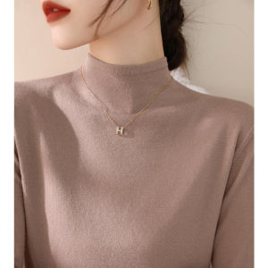 2026 New Fashion French Elegant Versatile Age-reducing Stand-collar Undershirt