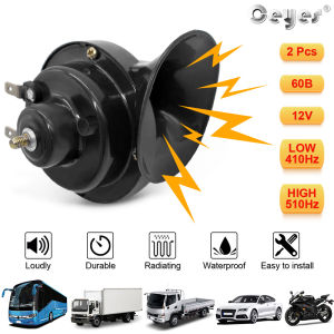 Ceyes 12V Universal Motorcyle Horn Car Horn Super Loud Auto Vehicle Boat Snail Air Horn Waterproof 【🇵🇭Ready Stock】