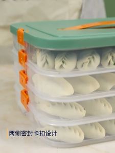 Frozen Storage Box Dumpling Tray Multi-Layer Organizer Storage Box