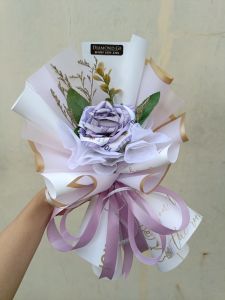 mini buket money rose 10 lembar 10.000 uang asli wisuda hari guru teachers day