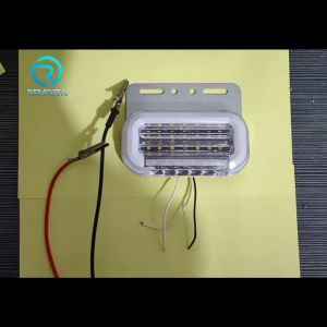 Lampu Bak Truk LED Variasi Bak Truk Model Oval Truk Universal Nyala Terang Awet dan Tahan Air 24V