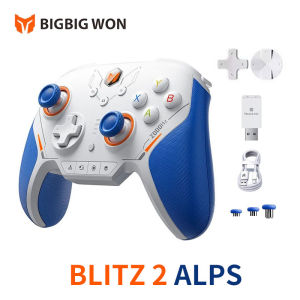 BIGBIGWON Blitz 2 TMR Star Flash Game Handle 2000HZ NS PC Steam Game Wireless Bluetooth Custom Gamepads Controllers Gaming Gifts