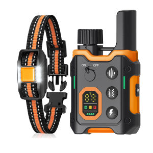 1640Ft Electric Dog Training Collar Remote Control Waterproof Pet BehaviorFor 5-120lbs Puppy With Shock Vibration