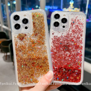 Oppo Quicksand Minimalist Gold Red Transparent Case Reno11 Phone Case Applicable to Find X6pro/Reno10/Reno9