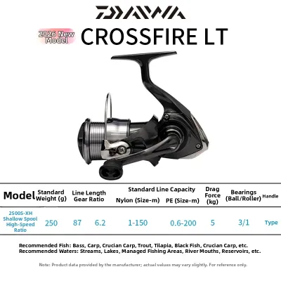 Daiwa | Crossfire Fishing Reel LT