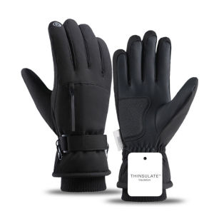 GTUBIKE Winter Cycling Gloves Men Women - Thermal Ski Gloves Thick Waterproof Cold Weather Snow Gloves with Touchscreen Fingers
