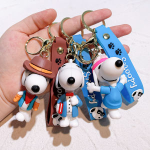 พวงกุญแจรูปการ์ตูนสนูปี้เครื่องประดับในรถยนต์ตุ๊กตาชาร์ลีจี้ขนาดเล็ก kado Kecil อารมณ์สำหรับเด็กผู้หญิง