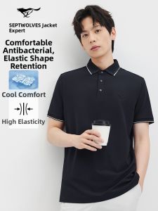 SEPTWOLVES | Antibacterial Cooling Holey Stretch Polo Shirt