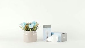 BroadLink | BroadLink RGB LED Bulb E26 110V Smart Wi-Fi Dimmer Works with Google Home Alexa IFTTT LB26 R1