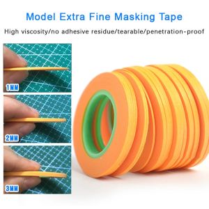 Model Spraying Coating Color Ultra Tape Fine for Gundam DIY Special Masking Wide 1mm/2mm/3mm 18m Model Covering Tape