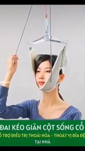 Đai kéo giãn đốt  sống cổ dạng treo xà đơn - Dụng cụ kéo giãn cột sống cổ tại nhà