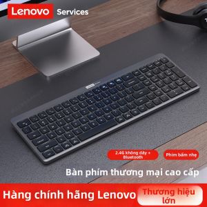 Lenovo | Bộ Bàn Phím và Chuột Không Dây Hai Chế Độ Bluetooth Im Lặng