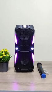 SPEAKER BLUETOOTH FULL BASS ADVANCE KS-2612 + GRATIS MIC TANPA KABEL DUAL SUBWOOFER