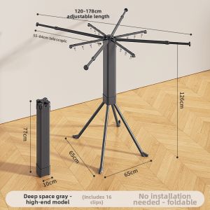 Compact Extendable Octopus-shaped Drying Rack