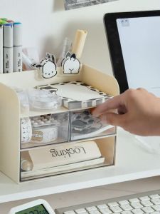 ชั้นวางเครื่องสำอาง ลิ้นชักเก็บของ กล่องใส่เครื่องสำอาง กล่องพลาสติก ชั้นวางของ กล่องเก็บของ