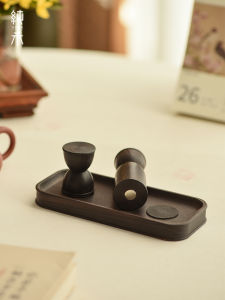 Purple Light Mahogany Tea Pot Drying Rack Solid Wood Cover Magnetic Absorption Purple Clay Tea Ceremony Accessories Cup Holder Tea Pot Lid Support Tea Stand