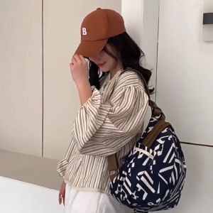 Túi đeo vai hình hoa văn đẹp túi đeo vai nữ đi học du lịch thời chống thấm nước trang phong cách hàn quốc đa năng.