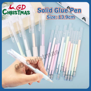 Solid Glue Pen Candy Color Quick Drying Adhesive Stick Dispense Pen Stationary DIY Handmade Gift