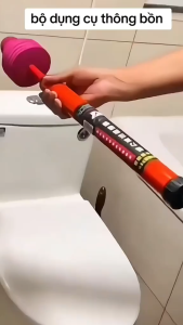 Dụng Cụ Thông Tắc Bồn Cầu Chậu Rửa Bằng Khí Nén Cao Áp Mọi Điểm Tắc Biến Mất Ngay Lập Tức