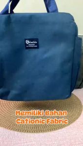 Eatkit Tas Makan Siang Saku Ganda Tas Bekal Kain Oxford Aluminium Foil Tebal Anti Panas