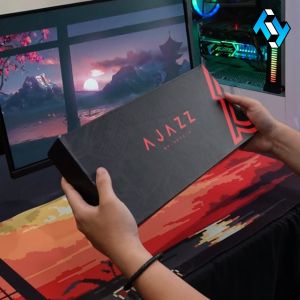 Ajazz AK820 Wired Detachable Mechanical Keyboard CNC Knob Control 75% Gasket Mount Gaming Keyboard