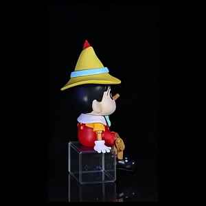 Crayon Shin Chan Cos Hellokitty Cos Pinocchio Cartoon Figures Kawaii Desktop Decoration Model Doll Creative Toys Gifts